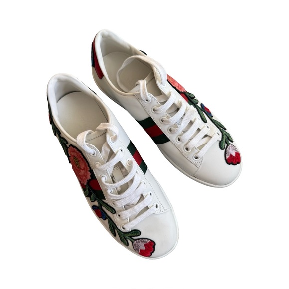 Gucci Ace Embroidered 'Floral' sneakers - Picture 5 of 15